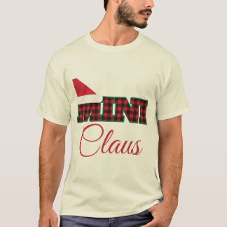 Camiseta Mini Claus Buffalo Xadrez Crianças Correspondentes