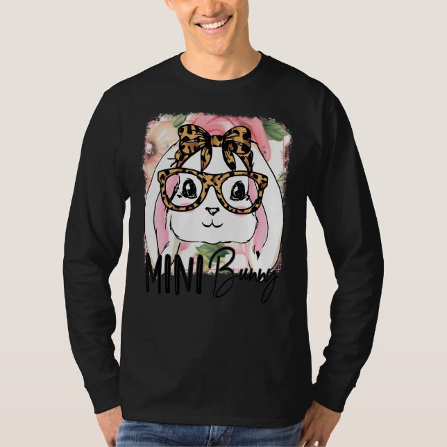 Camiseta Mini Coelhinho Cujo Coelho é Páscoa Mini Crianças (Frente)
