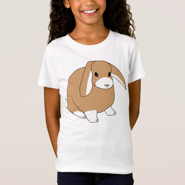 Camiseta Mini coelho do Lop (Frente)