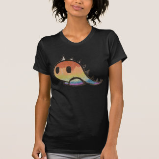 Camiseta Mini dinossauro do arco-íris