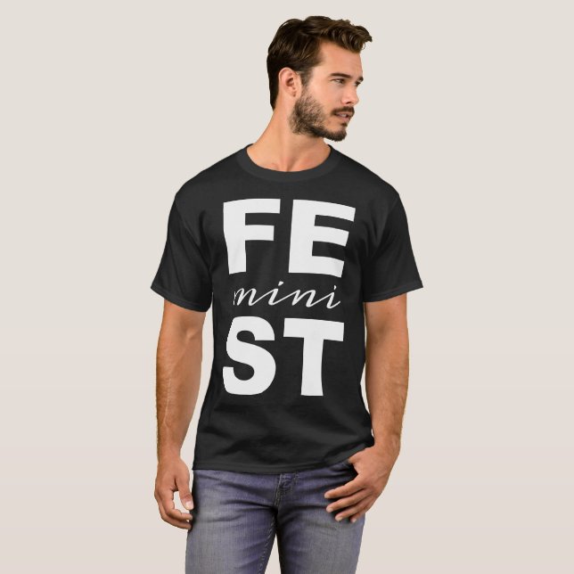 Camiseta mini feminista (Frente Completa)
