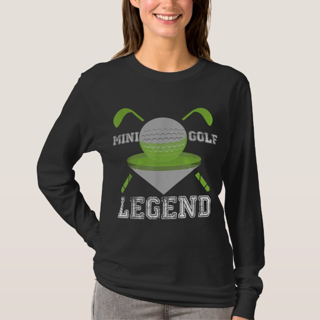 Camiseta Mini Golf Legend Funny Hobby Sport (Frente)