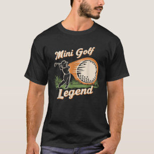 Camiseta Mini Golf Legenda Funny Miniature Golf Champion Vi