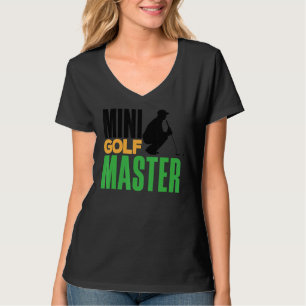 Camiseta Mini Golf Mestre Golf Jogador Golfe Golf Ball Dri