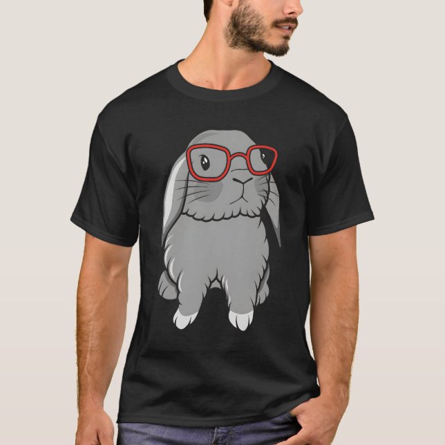 Camiseta Mini Holland Lop Bunny Coelho Páscoa (Frente)