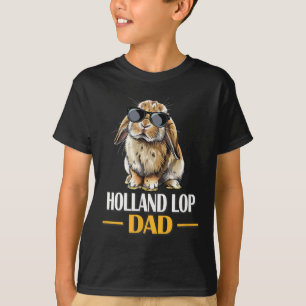 Camiseta Mini Holland Lop Pai Bunny Rabbit Lover