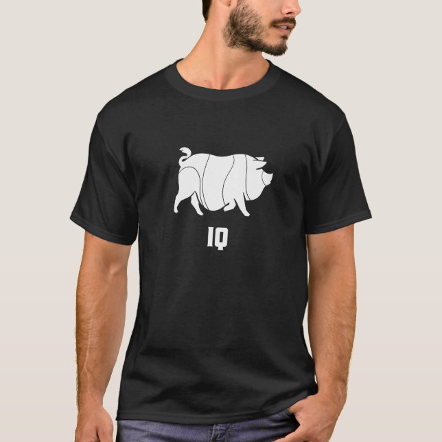 Camiseta Mini Pig divertido, fofo e animal inteligente Míni (Frente)