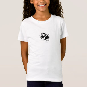 Camiseta Mini Preto e Branco Smilybug -