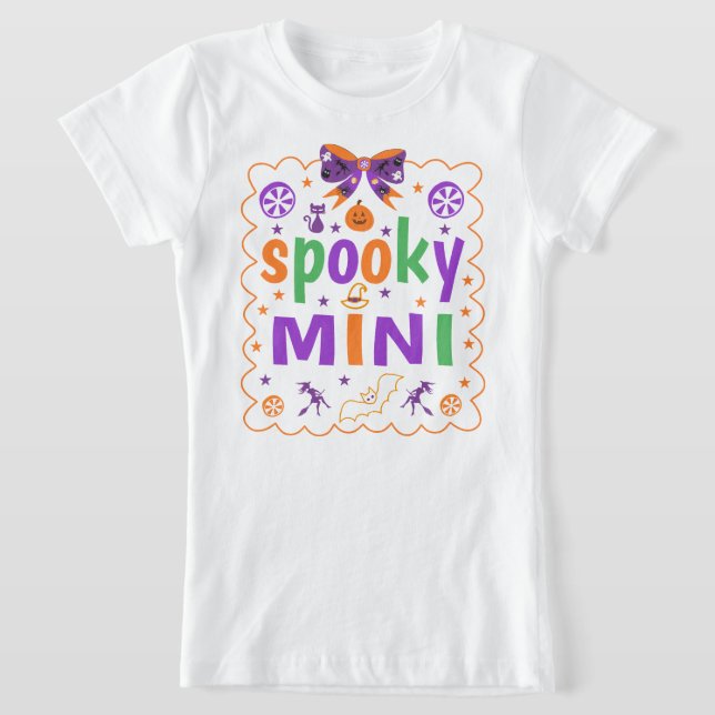 Camiseta Mini Spooky, mama Spooky Halloween (Postura )