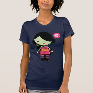 Camiseta mini T arrepiante