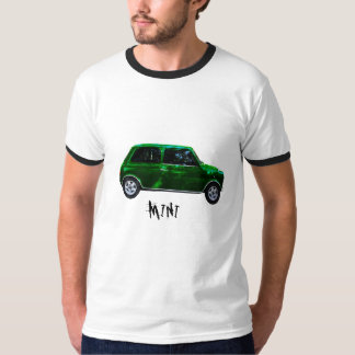 Camiseta Mini t-shirt verde do carro