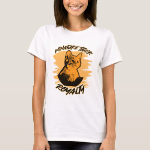 Camiseta Mini Tiger Royalty Felny Feline Humor de Gato