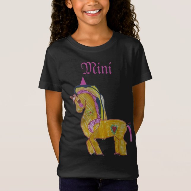 Camiseta Mini unicórnio (Frente)