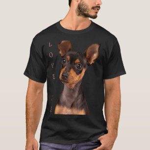 Camiseta Miniatura Cachorro Cachorro Mãe Pai Adorava Papoil