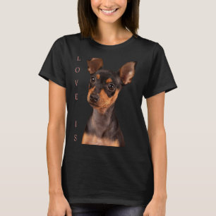 Camiseta Miniatura Cachorro Cachorro Mãe Pai Adorava Papoil