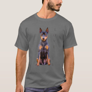 Camiseta Miniatura Cachorro Cachorro Mãe Pai Adorável Pet C