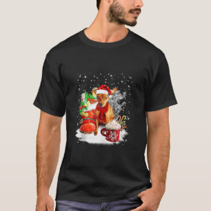Camiseta Miniatura Cachorro Cachorro Noel Inverno de Natal