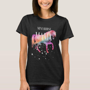 Camiseta Miniatura Horse Mama Galaxy Mini Horse Equest