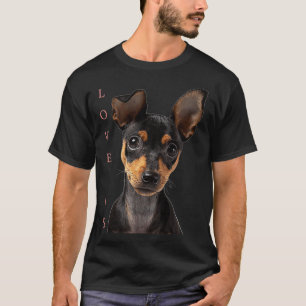 Camiseta Miniatura Pai Pinscher Adorava Pet Puppy