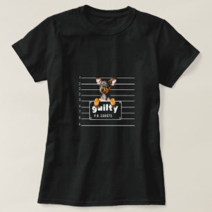 Camiseta Miniatura Pinscher Puppy 'Guilty' Mugshot