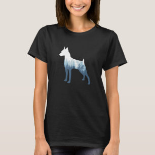 Camiseta Miniatura Pinscher Silhouette Min Pin Dog Outdoor