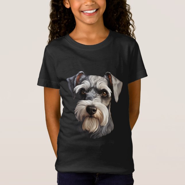 Camiseta Miniatura Schnauzer Girls (Frente)