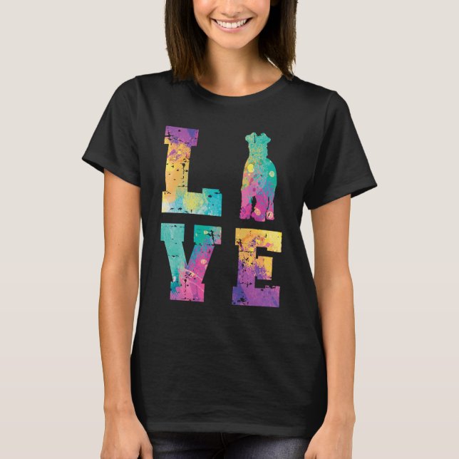 Camiseta Miniatura Schnauzer Love (Frente)