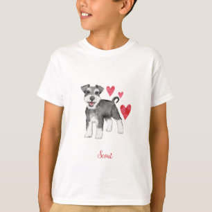 Camiseta Miniatura Schnauzer Mini Schnauzer