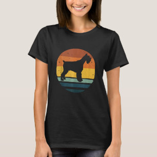 Camiseta Miniatura Schnauzer Mini Vintage Retro Cão Pai Mãe