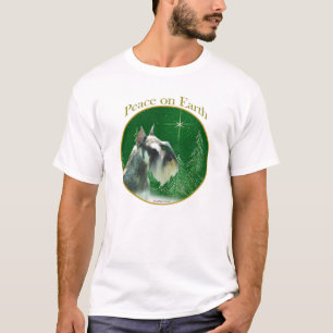 Camiseta Miniatura Schnauzer Paz