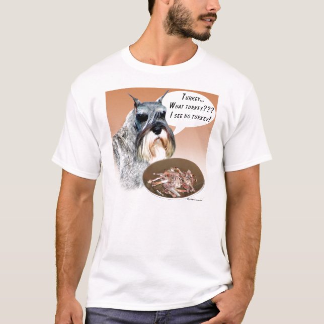 Camiseta Miniatura Schnauzer Turquia (Frente)
