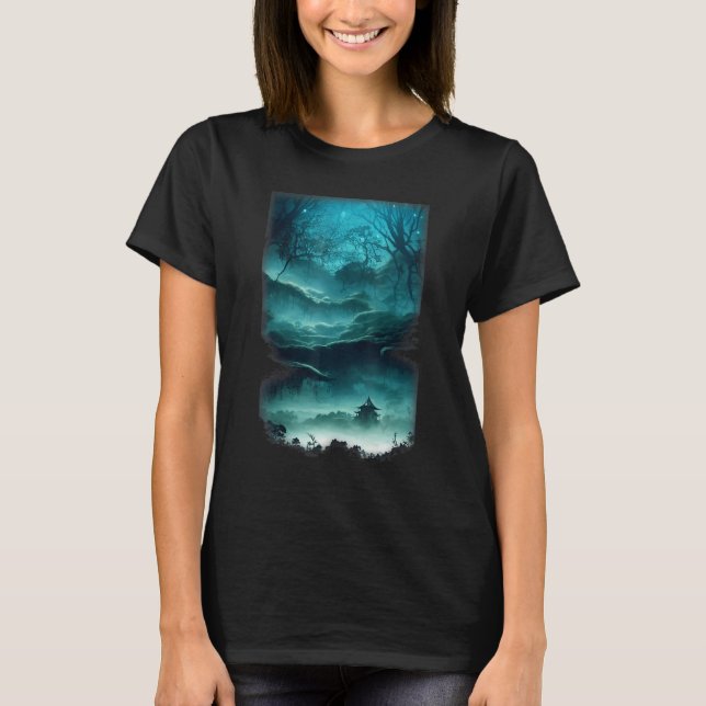 Camiseta Miniature Haunted Houses In Ancient Wells Fierce G (Frente)