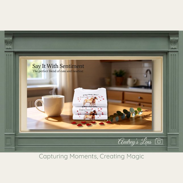 Camiseta Miniature Horse Storybook Valentine’s Day Kids  (Criador carregado)