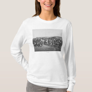 Camiseta Miniconjou com soldados brancos