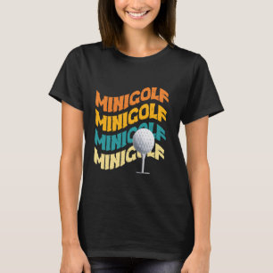 Camiseta Minigolf Retro Golfing Costume Golf