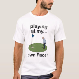 Camiseta Minigolfe Jogando Minigolfe Ao Meu Próprio Ritmo G
