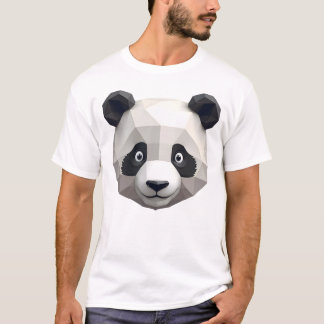 Camiseta Mínima de Cabeça de Panda
