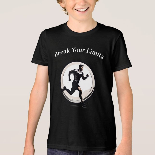 Camiseta Mínima Silhouette Motion - Gráfico Modern (Frente)