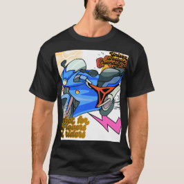 Camiseta Minimal Bike Art Graphic – Modern Motorcycle