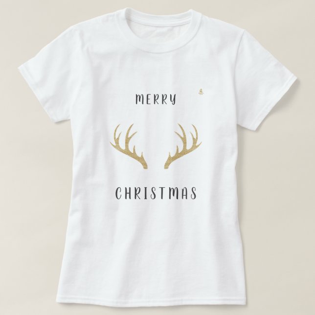 Camiseta Minimal Christmas Line Art Tree | KaliraArts (Frente do Design)