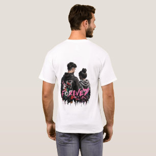Camiseta Minimal Front Logo Back Print   Boas Vibr