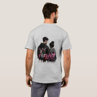 Camiseta Minimal Front Logo Back Print | Boas Vibr