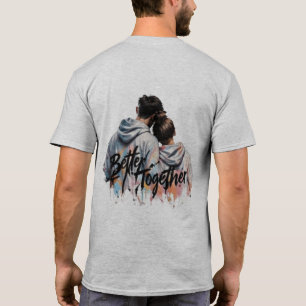 Camiseta Minimal Front Logo Back Print Boas Vibr