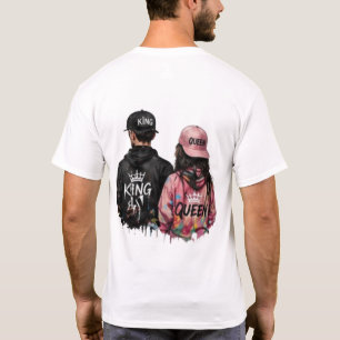 Camiseta Minimal Front Logo Back Print   Boas Vibr
