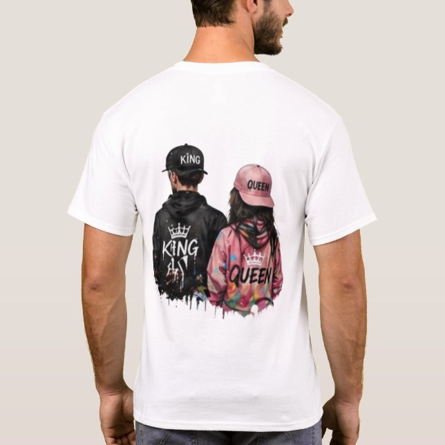 Camiseta Minimal Front Logo Back Print | Boas Vibr (Verso)