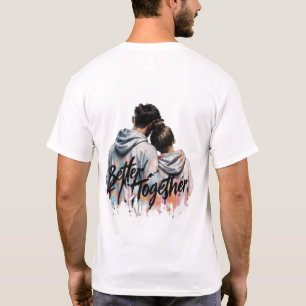 Camiseta Minimal Front Logo Back Print   Boas Vibr