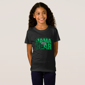 Camiseta Minimal Mama Bear Typography Art