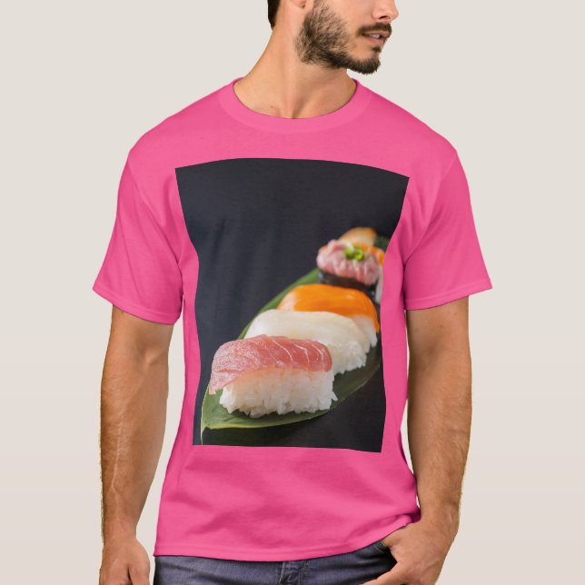 Camiseta  Minimal Sushi – Japanese tranquility and perfecti (Frente)