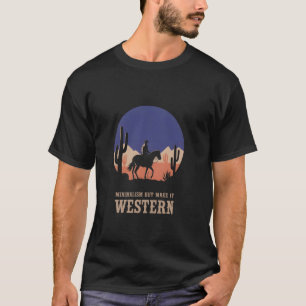 Camiseta Minimalismo Engraçado Mas Faça Simplicidade Ociden