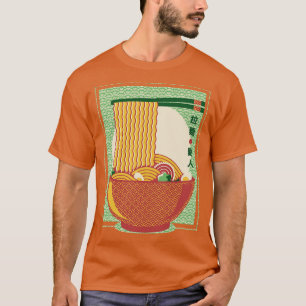 Camiseta Minimalismo Ramen Nodles Patte Japonesa Tradiciona